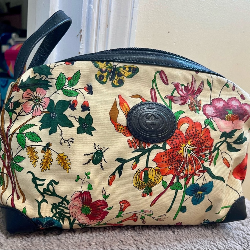 Gucci Floral Pouch